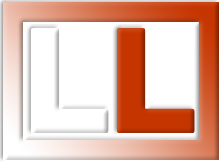 Lucrative Landscaping Logo - Orange - Embossed